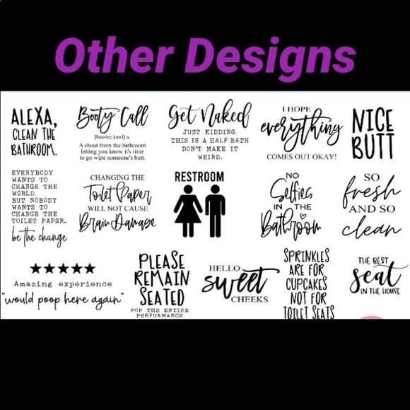 Funny bathroom rustic farmhouse sign - Picture 2 of 3